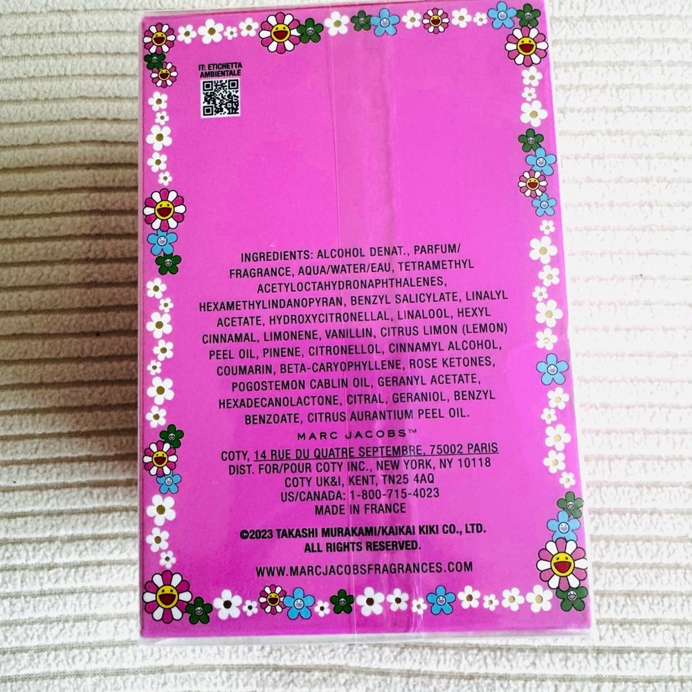 Marc Jacobs Daisy Murakami Pink New in Box - Picture 6 of 7